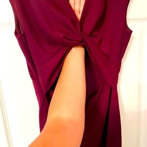 NWOT MARCIANO Purple cutout front Dress Size Small